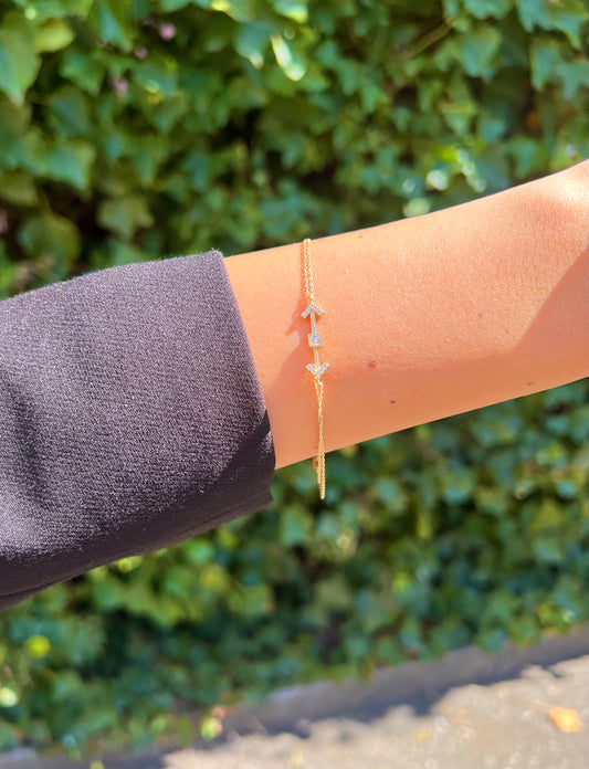 Gold Armband - Anker