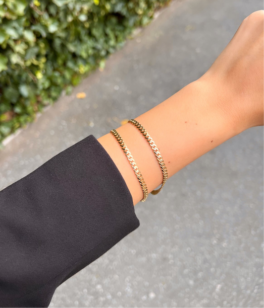 Gold Armband - Klassisches Panzerarmband