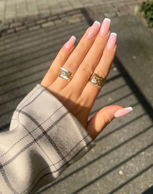 Gold Ring - Kettenoptik