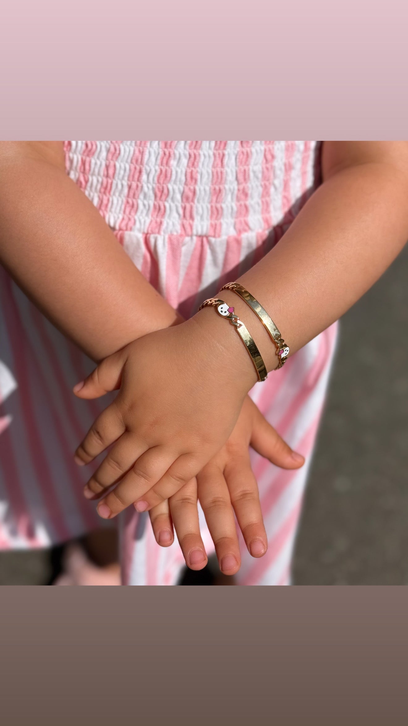 Gold Armband - Hello Kitty