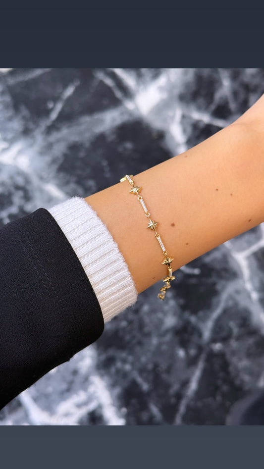 Gold Armband - Sternarmband
