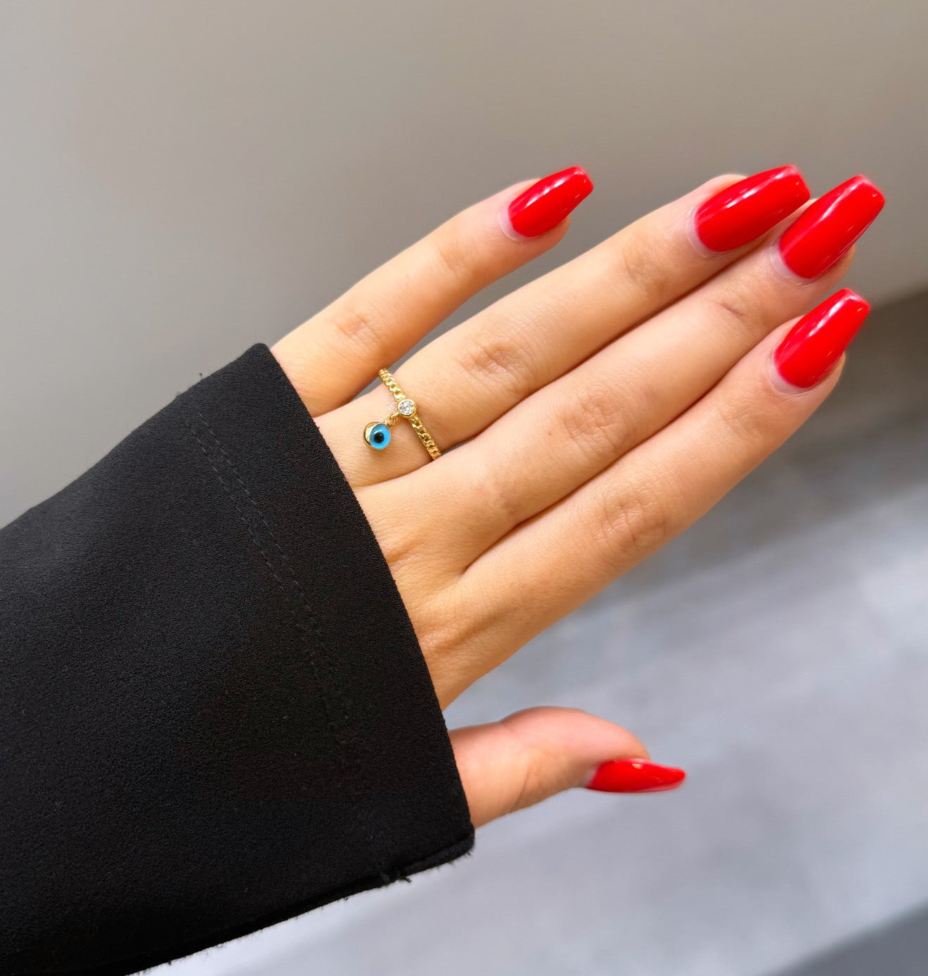 Gold Ring - Nazar