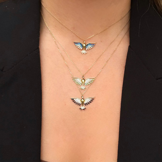 Gold Halskette - Phönix