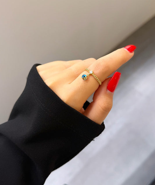 Gold Ring - Nazar
