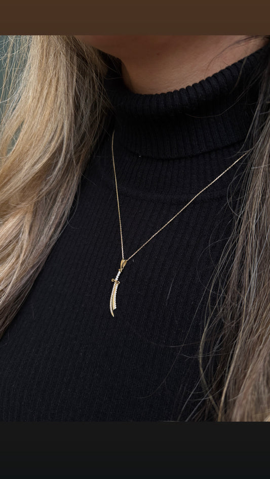 Gold Halskette - Zülfikar