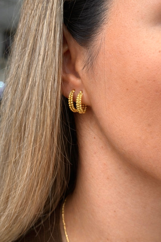 Gold Creolen - Dorika