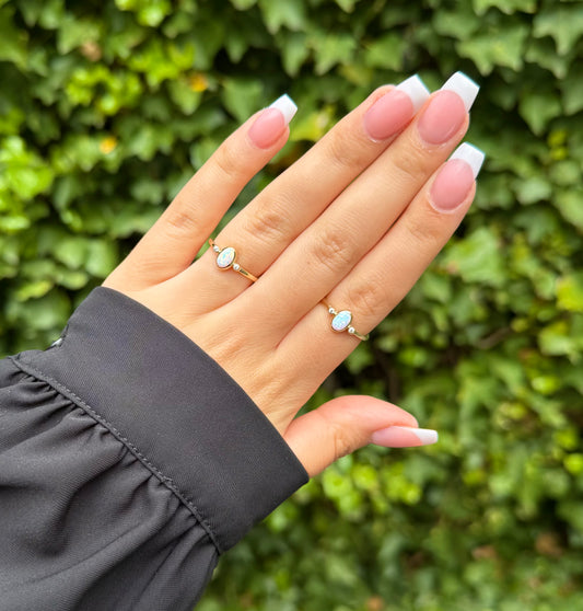 Gold Ring - Lichtflamme