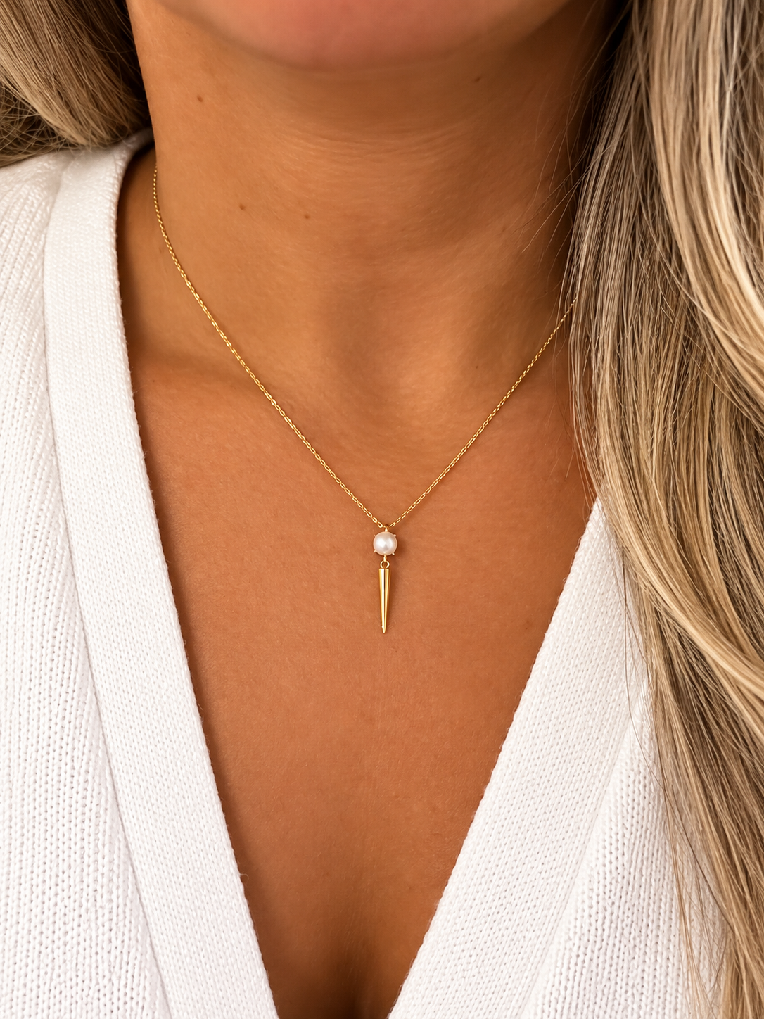 Gold Halskette - Perla