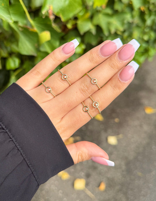 Gold Ring - Luna Circle