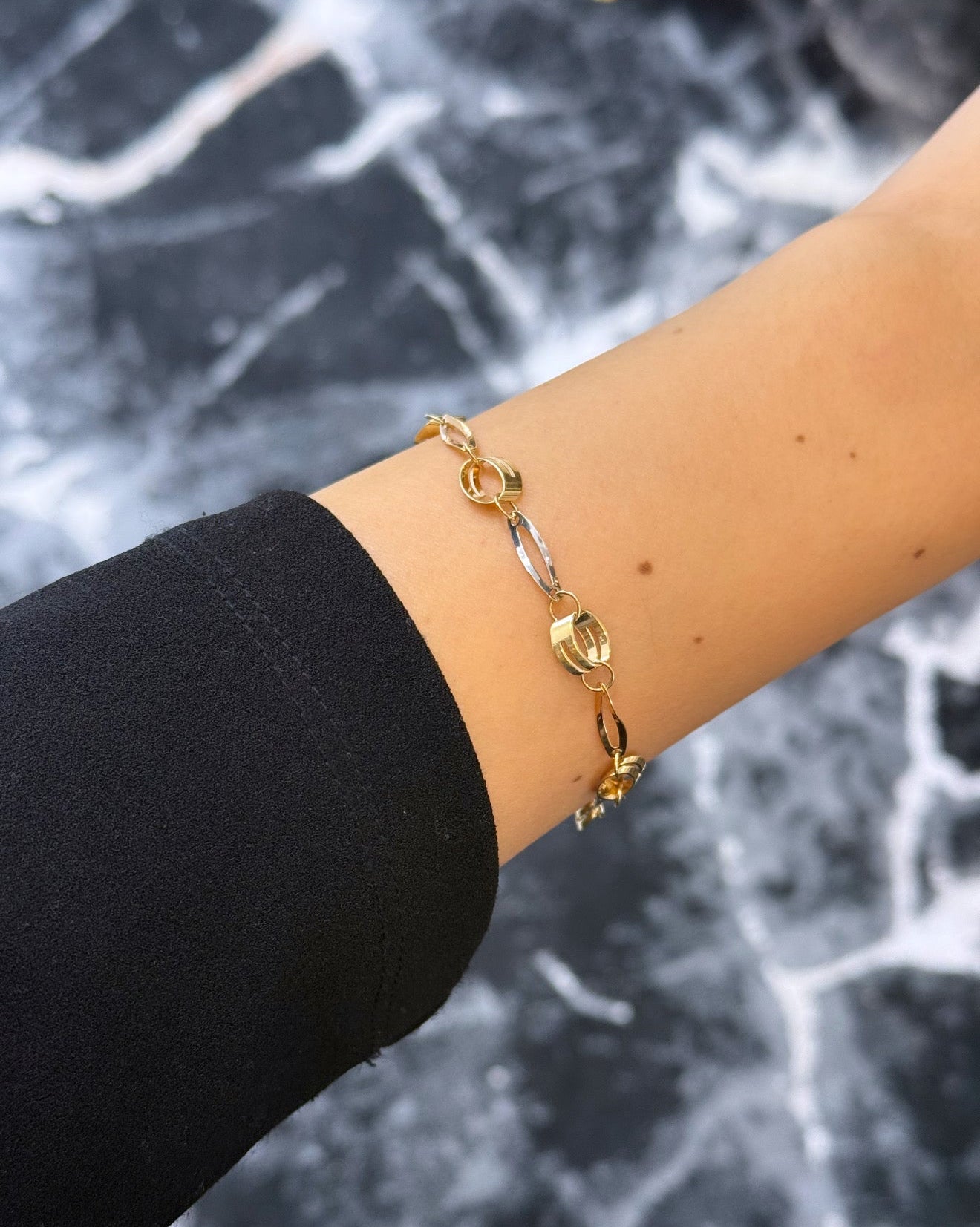 Gold Armband - Flow