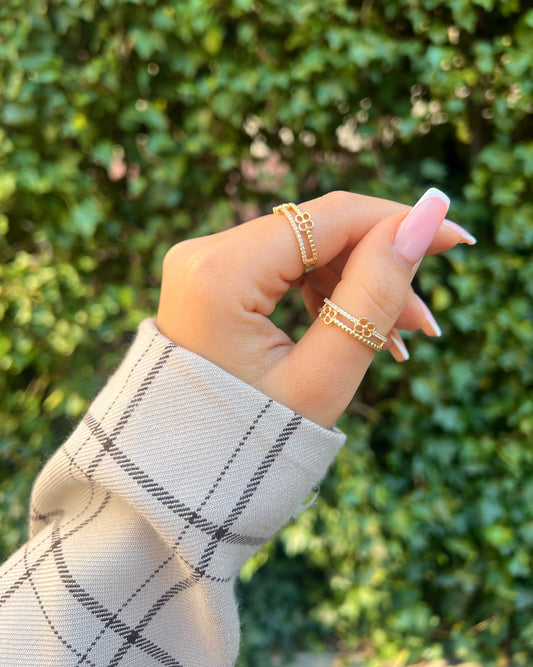 Dold Ring - Double Flower