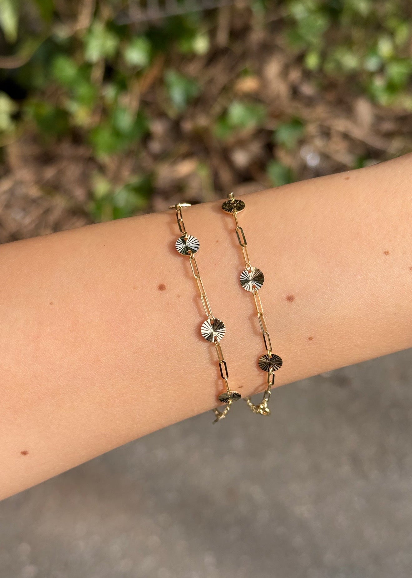 Gold Armband - Sunshine Disc