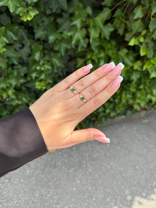 Gold Ring - Grün