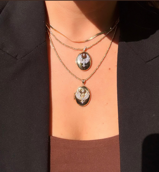 Gold Anhänger- Anka Kuşu - Phönix