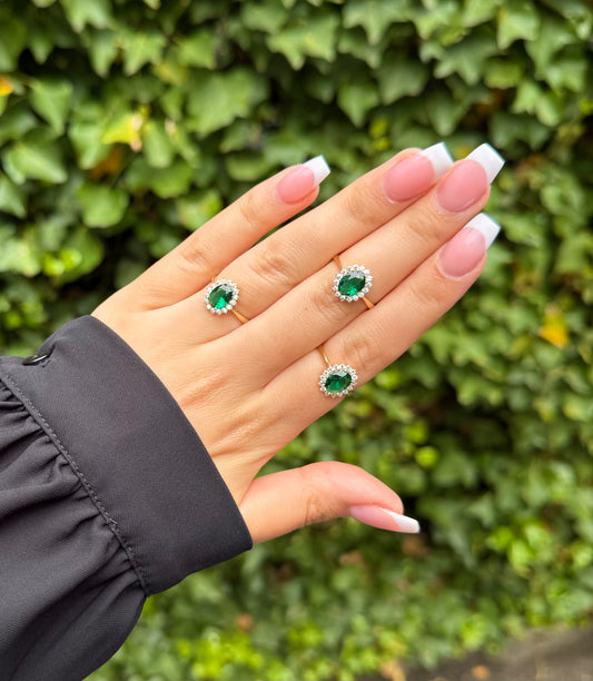 Gold Ring - Green Aura