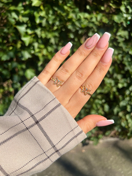 Gold Ring - Schmetterling