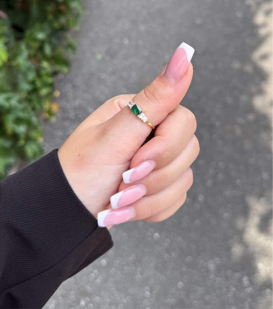 Gold Ring - Green