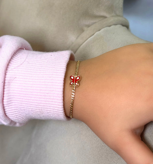 Kinderarmband - Schmetterling