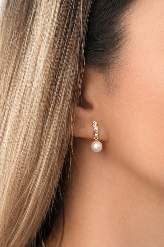 Gold Ohrringe - Luna Pearl