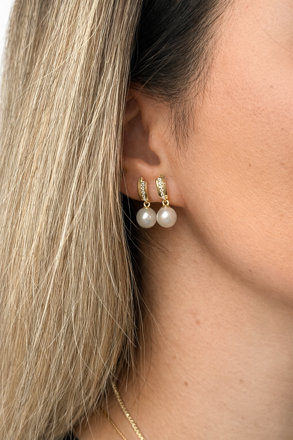 Gold Ohrringe - Amora Pearl