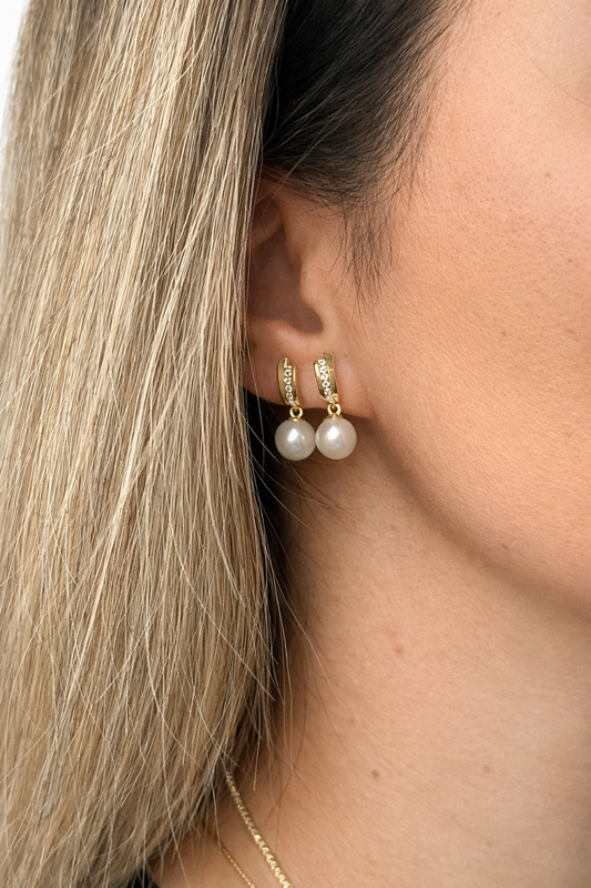 Gold Ohrringe - Amora Pearl