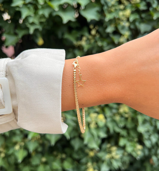 Gold Armband - Stern