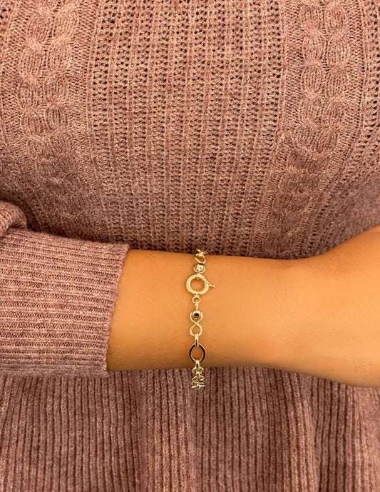 585 GOLD ARMBAND - RUNDER VERSCHLUSS